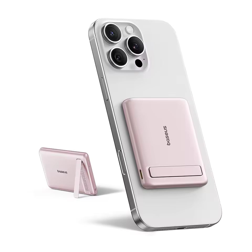 Ultra-Mini Magnetic Power Bank with Stand | 20W | 5000mAh
