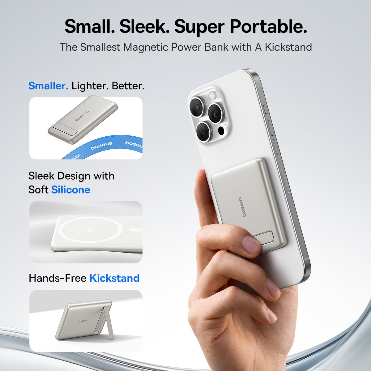Magnetic Power Bank with Stand | 20W | 5000mAh